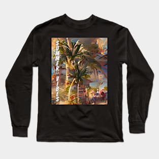 Summer Vibes, colorful Long Sleeve T-Shirt